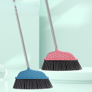 Nouvel ensemble de balais rotatifs à long <span class=keywords><strong>manche</strong></span> pour la maison avec pelle à poussière en plastique coupe-vent pour le nettoyage des sols - Product Image 2