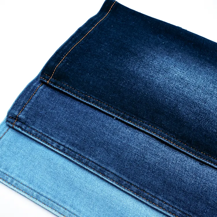 Высококачественная Повседневная хлопчатобумажная джинсовая ткань для джинсов стрейч джинсовая ткань
