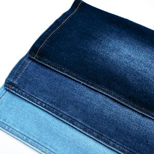 Tela vaquera de algodón informal de alta calidad para jeans tela vaquera elástica