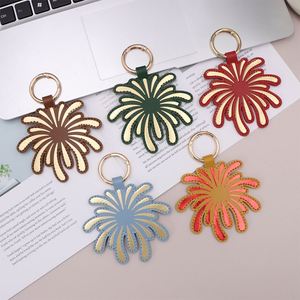 Colgantes Creativos con Forma de Fuegos Artificiales, Elegante Llavero de Fuegos Artificiales, Adorno de Cuero Sintético para Bolsos con Diseño de Fuegos Artificiales, Ideal para Regalos - Product Image 1