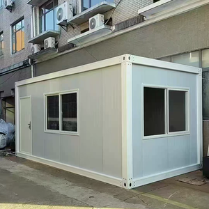 Maison conteneur préfabriquée modulaire 20ft 40ft avec panneaux solaires, solution de vie autonome hors réseau, prix personnalisé bas - Product Image 4