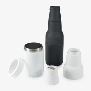 Portabevande Isolato Sottovuoto da 12oz in Acciaio Inox a Doppia Parete per Lattine <span class=keywords><strong>e</strong></span> Bottiglie di Birra con Apribottiglie, Birra Fresca da Asporto - Product Image 5