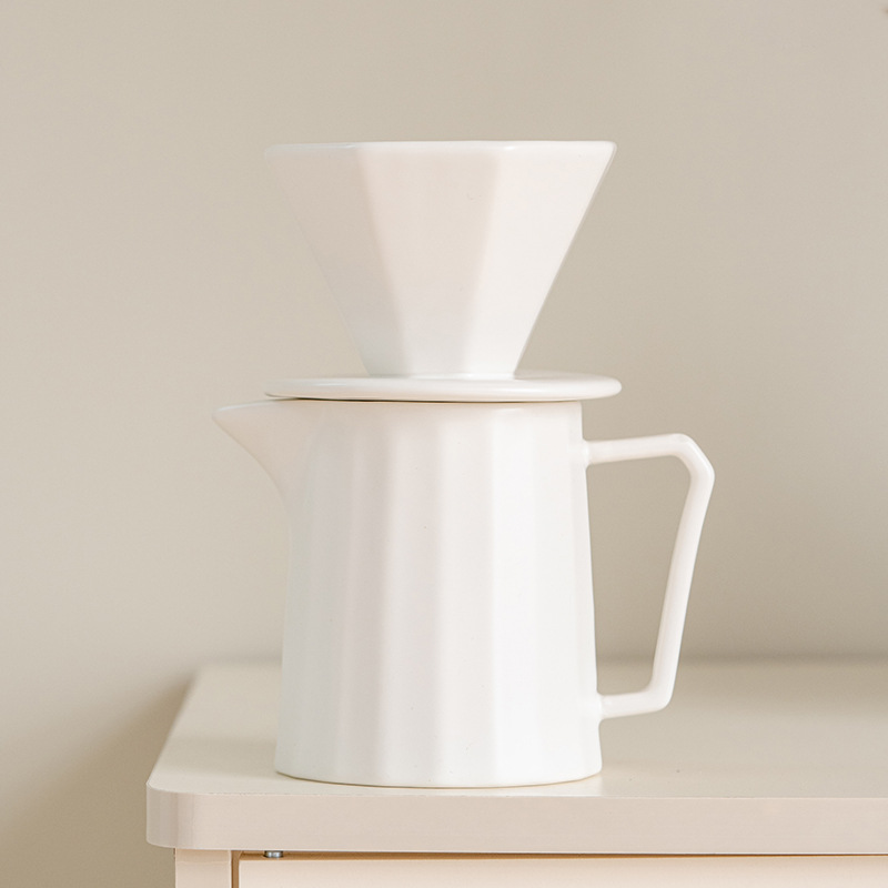 Service à café - blanc