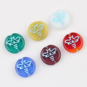 Crystal Czech Glass DIY <strong>Bracelet</strong> 10*<strong>11mm</strong> Blue Round Butterfly Loose Crystal <strong>Beads</strong> Imported Accessory - Product Image 4