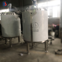 Cuve de mélange en acier inoxydable à prix départ usine pour sirops, homogénéisateur, agitateur, émulsifiant