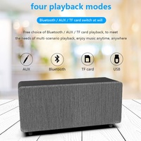 Mi hijo subwoofer caixa de som 10w de madera retro 4 ohm tela Altavoz bluetooth