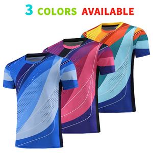 T-<span class=keywords><strong>shirt</strong></span> de tennis à manches courtes pour hommes T-shirts de sport de fitness à la mode T-<span class=keywords><strong>shirt</strong></span> de <span class=keywords><strong>badminton</strong></span> à séchage rapide décontracté à col rond à séchage rapide GJ275 - Product Image 4