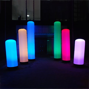 Bán buôn <span class=keywords><strong>LED</strong></span> <span class=keywords><strong>inflatable</strong></span> cột, color changing ánh sáng bơm hơi trụ cột cho bán C3014 - Product Image 6