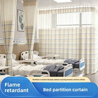 Rideau médical multifonctionnel pour hôpitaux, rideau de protection ignifuge classe B1, cloison d'intimité pour salons de beauté