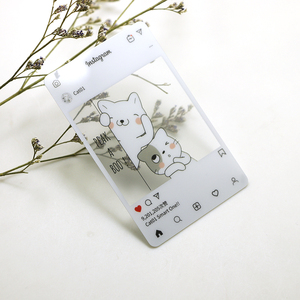 CMYK อ็อกเซ็ตพิมพ์ลายบัตรของขวัญธุรกิจพีวีซีใสเคลือบเงาประเภทการพิมพ์พลาสติก - Product Image 3