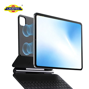 เคสคีย์บอร์ดแบบถอดได้สำหรับ iPad 11 นิ้ว รุ่น OEM พร้อมแทร็คแพด, ไฟ RGB, รูปแบบ US/UK, 64 ปุ่ม, ที่เก็บปากกา และฝาปิดแบบถอดได้ - Product Image 2