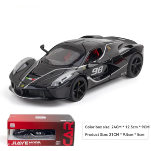 รถโมเดลโลหะ Ferr-ariFXX K ขนาด 1:24 รถไฮเปอร์คาร์สำหรับสะสม พร้อมรายละเอียดภายใน ขนาด 20×8 ซม. - Product Image 6