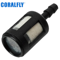 Filtre à carburant 610-521 ZF-1 49422 96639 PS03389 UP0387 pour tronçonneuse et débroussailleuse Stihl Poulan Husqvarna Zama Walbro Tecumseh