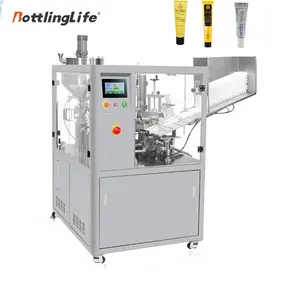 Fully Automatic plastic tube ointment cream tooth paste filling sealing machine manufacturer honey tube filling sealing