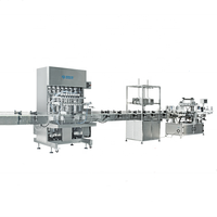 Machine de remplissage de liquides entièrement automatique à haute précision, à moteur électrique, pour jus, détergent et savon liquide