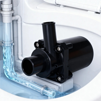 Pompe Toilette Intelligente 12V/24V DC sans Brosses - Silencieuse, Basse Pression, OEM/ODM Personnalisable