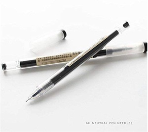 Fornitura di <span class=keywords><strong>cancelleria</strong></span> per scuola di ufficio in stile giapponese 12 pz/set nero penne a inchiostro Gel asciugatura rapida penna Ultra Fine da 0.35mm - Product Image 6
