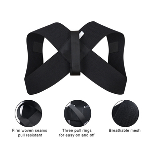Ajustável Neoprene Cinto Personalizado Poliéster Voltar Suporte Brace para Homens & Mulheres Corretor de Postura Respirável para Escoliose M/XL - Product Image 2