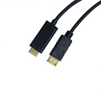 Câble COMTON DisplayPort 1.2 Source vers HD 1.4, câble de moniteur avec conception Press-Lock pour moniteur, projecteur, téléviseur