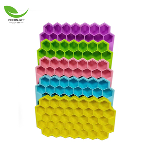 Khuôn Làm Đá Viên Bằng Silicon 12 Khoang Chất Lượng Cao Không Chứa BPA Khay Làm Đá Viên Bằng Silicon Hình Vuông - Product Image 2