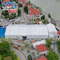 9x18m 9x21m 9x24m tente de camping gonflable tente d'événement extérieure bâche de mariage barnum cirque hall d'entrepôt mobile