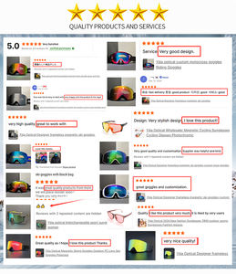 Yijia نظارات تزلج مغناطيسية بصرية Oem نظارات تزلج مضادة للضباب للبالغين UV400 حماية عدسة واسعة لأفضل نظارات التزلج على الجليد - Product Image 6