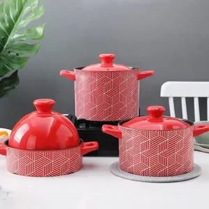 Cuisinière à gaz en céramique chinoise pour la soupe, vente directe, convient aux casseroles en céramique