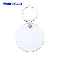 Sublimation DIY MDF Porte-clés vierge avec cadre photo Dessous de verre en bois Objets décoratifs pour clés vierges de sublimation
