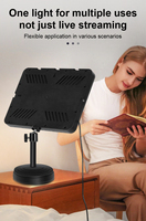 Lampe LED étanche de 10 pouces à alimentation USB pour photographie et diffusion en direct, avec température de couleur réglable (2800K-7000K), vente chaude en Chine