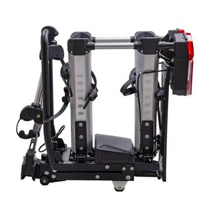 Soporte de montaje para <span class=keywords><strong>bicicleta</strong></span> de acero al carbono, adecuado para SUV y sedanes, marco trasero plegable, con soporte para matrícula - Product Image 3