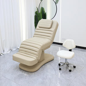 Cama de belleza eléctrica plegable con mesa de masaje ajustable para terapia facial en salón de spa y microescultura, tres motores - Product Image 2