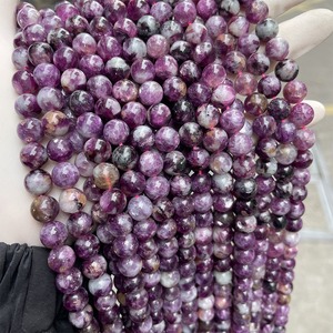 Natural Purple <strong>Emerald</strong> Stone <strong>Beads</strong> Round Loose <strong>Beads</strong> Energy Healing Power Stone <strong>Beads</strong> for Jewelry Making DIY Bracelet Necklace - Product Image 2