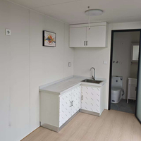 Maisons conteneurs modernes de haute qualité prêtes à vivre, 2 chambres, maison conteneur extensible de haute technologie