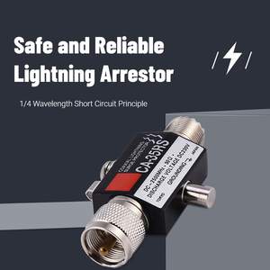 Coaxiale Bescherming Tegen Bliksem Overspanningsbeveiliging <span class=keywords><strong>CA</strong></span>-35RS 2500Mhz Surge Afleider Voor Walkie Talkie-Antenne Ham Radio Tv - Product Image 6