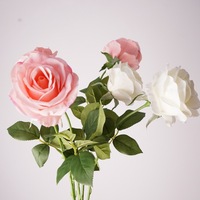 Kunstbloemen Real Touch Rozen Bloemen Bruiloftdecoratie Huwelijksbloemen Bloemstukken