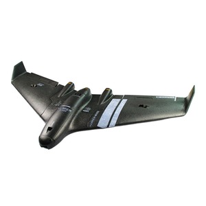 Avión <span class=keywords><strong>RC</strong></span> Reptile Harrier S1100 Negro, Envergadura de 1100 mm, Ala Volante FPV de EPP, <span class=keywords><strong>KIT</strong></span>/PNP con Giroscopio, Componentes de Motor para Exteriores - Product Image 1