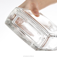 Bouteille vide de 150 ml en verre noir mat, forme animale unique, pour vodka, whisky, brandy, gin, rhum, tequila, liqueur, spiritueux, avec bouchon