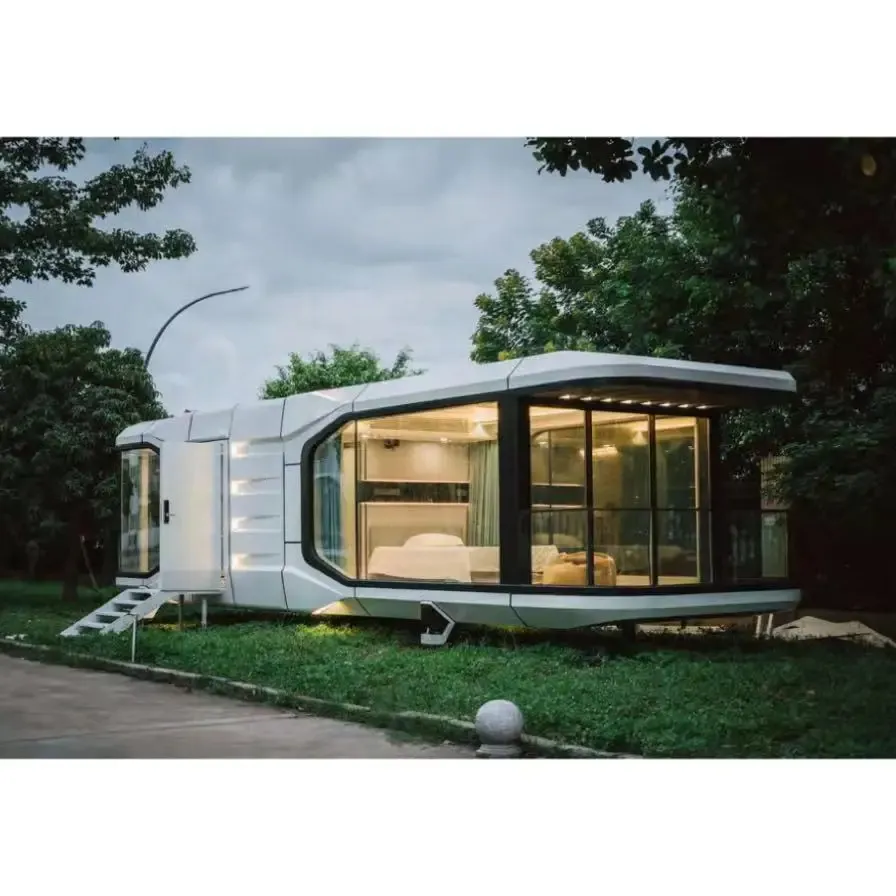 Maison préfabriquée Lit capsule Cabine d'hôtel Cabine préfabriquée Espace capsule Maisons conteneur à vendre au Kenya Échantillon gratuit Maisons conteneur