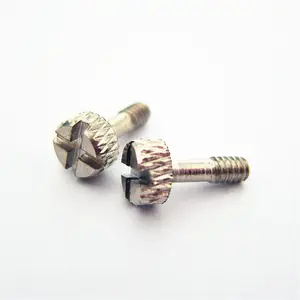 China Fasteners custom easy disassembly knurled head hand screw /thumb screw