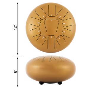 Walter – tambour à <span class=keywords><strong>Percussion</strong></span> en acier de 12 pouces, 11 Notes de qualité, langue, tambour éthéré coloré, réservoir, tambour à main, jouet - Product Image 5
