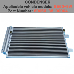 Pièces Shantui/Sany pour excavatrices 55/60/65, condenseur de climatisation, <span class=keywords><strong>radiateur</strong></span> 60060-38-00004 60060-38-00005 01584-00605 01016-50820 - Product Image 2