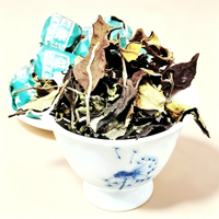 Thé blanc du Yunnan Ancient Tree Dragon Pearls, 7-8g chacun, sac de 1kg en vrac, boules de thé individuelles emballées à l'unité