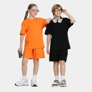 OEM haute qualité 275gsm enfants garçons 100% coton chemises vierge poids lourd surdimensionné doux doux doux pour la peau col rond <span class=keywords><strong>t</strong></span>-shirts pour enfants - Product Image 4