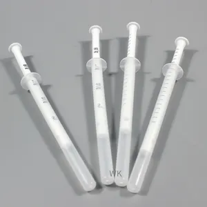 Customizedl 2ml 5ml pipet dosis plastik Pengeluaran Minyak Syringes tabung ginekologi dengan bahan PP PE tutup ujung segel yang baik