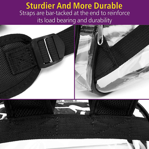 กระเป๋าเป้สะพายหลังใสผลิตจาก PVC สำหรับเด็กนักเรียนกระเป๋าเป้สะพายหลังแบบใสจุได้เยอะกันน้ำได้เยอะงานตามสั่ง - Product Image 6