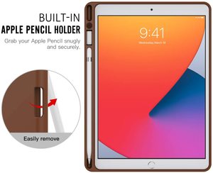 Étui <span class=keywords><strong>MoKo</strong></span> avec fente pour stylo porte-crayon mince léger Smart Shell Stand Cover pour Apple iPad 10.2 "2020/2019 - Product Image 2