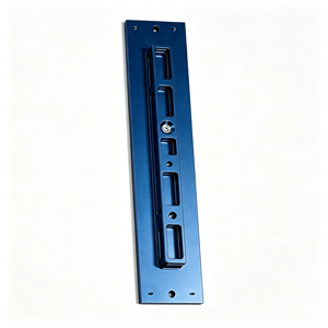 Servicio de mecanizado CNC de aluminio 6061-T6 personalizado OEM para placa de montaje de tira larga, cerradura de puerta inteligente y accesorio de automatización no estándar - Product Image 2