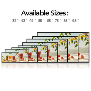 จอแอลซีดีแอนดรอยด์แบบติดผนังขอบบางพร้อมหน้าจอสัมผัส สำหรับร้านค้าปลีก โฆษณาเชิงพาณิชย์ ป้ายดิจิทัล และจอแสดงผล - Product Image 3