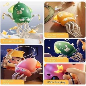 Kk New Thông Minh Có Thể Sạc Lại Đi Bộ Điện Bạch Tuộc Mực Đồ Chơi Giáo Dục Với Ánh Sáng Và Âm Nhạc Tay Chức Năng Cảm Biến - Product Image 2