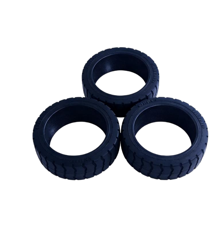 22x7x16 Solid Forklift Tire Press on Type TP321 High Load Capacity for Warehouse Handling Equipment